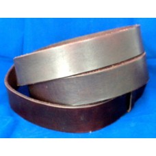 VGP Full Grain Plain Leather Belt With No Design. Dark Brown 66"(168cm)Cut To Fit.